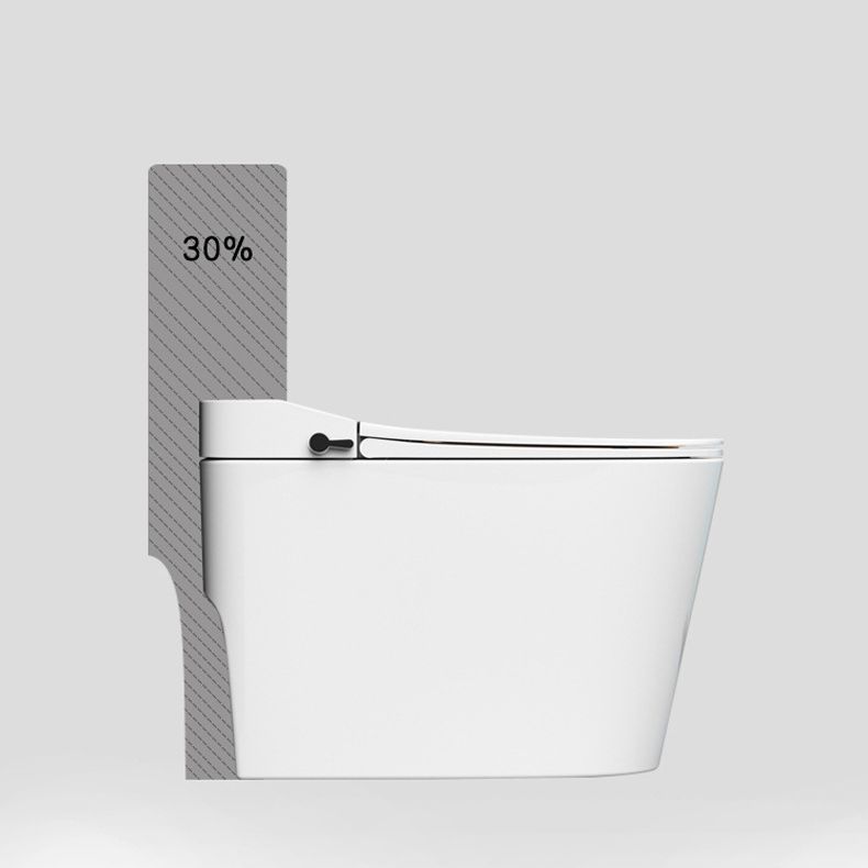 Modern Siphon Jet Toilet Concealed Tank Flush Toilet with Toilet Seat
