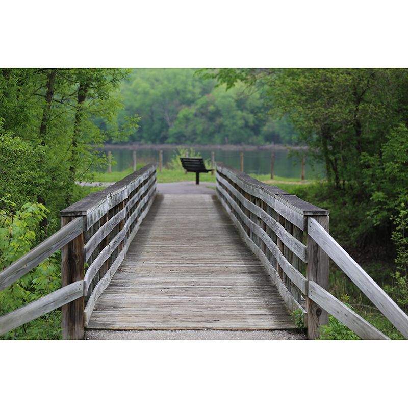 Bridge Scene Environment Friendly Decorative Mural Industrial Space Extension Wall Art