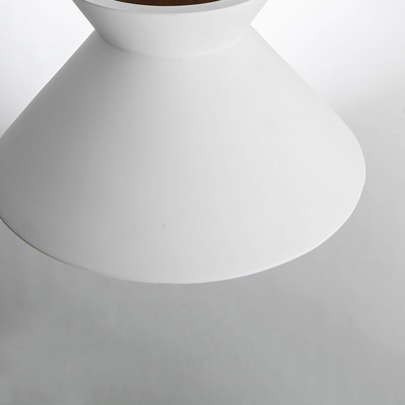 Moderne eenvoud Conisch hangende plafondlichtcement Hanglicht voor de woonkamer