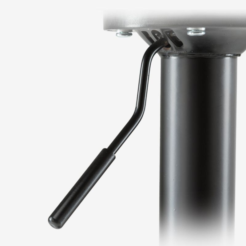 Contemporary Swivel Adjustable Bar Stool Indoor Bar Stool with Low Back