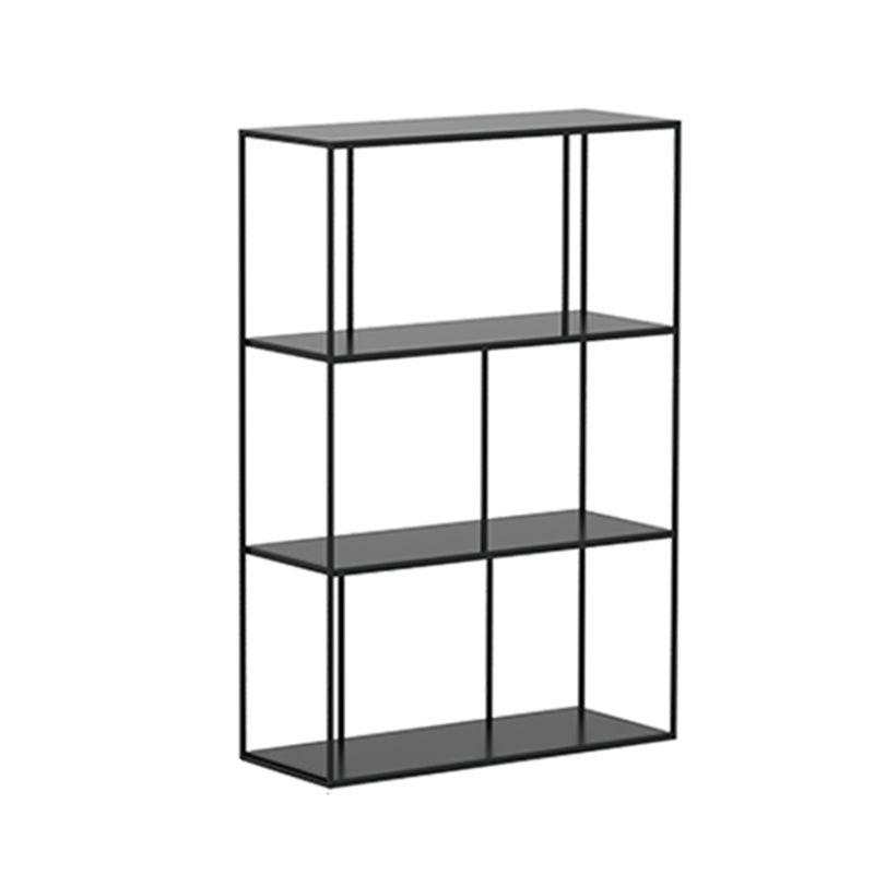 Metal Etagere Bookcase Industrial Open Back Bookshelf para la oficina en casa
