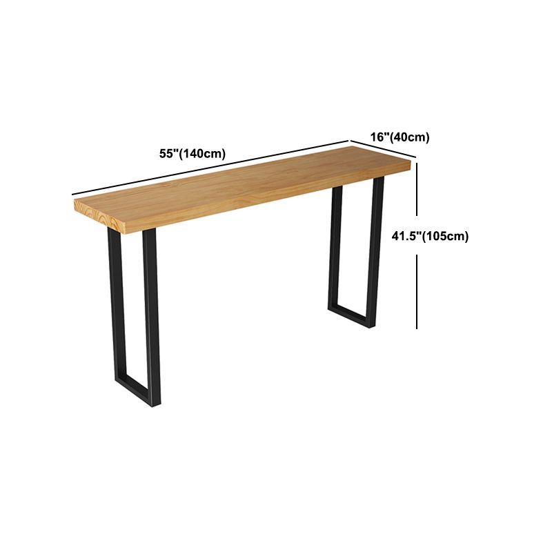 Industrial Rectangle Bar Table Set 1/7 Pieces Solid Wood Counter Table