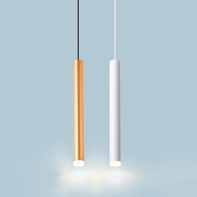 Pendre de tube en aluminium Minimalisme de lampal de plafond LED LED HORDING FOR POUR RABLÈME