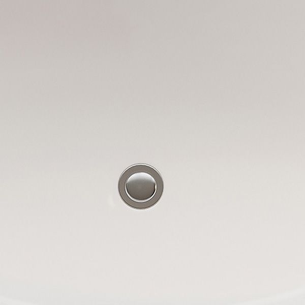 Modern Stand Alone Bathtub with Center Drain Acrylic Bath Tub