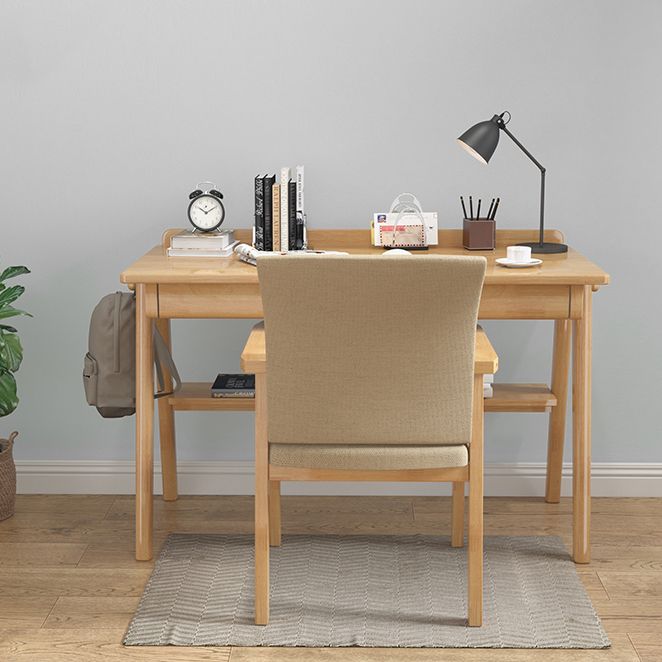 Chaise de salle à manger en bois de Style moderne, chaise simple à dossier solide avec bras de salle à manger pour cuisine