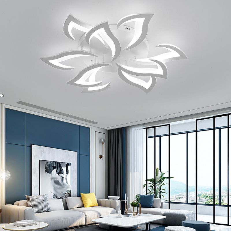 Modern Unique Shape Flush Mount Ceiling Fixture Flush Ceiling Lights for Dining Room