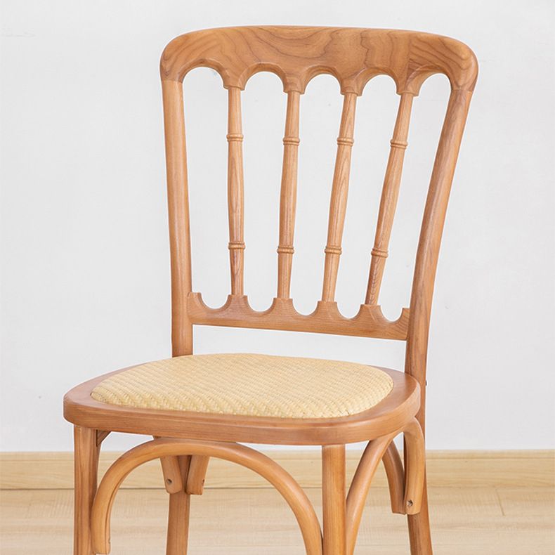 Design moderno francese Design Back Side Sedia Woods Sedie da pranzo a casa