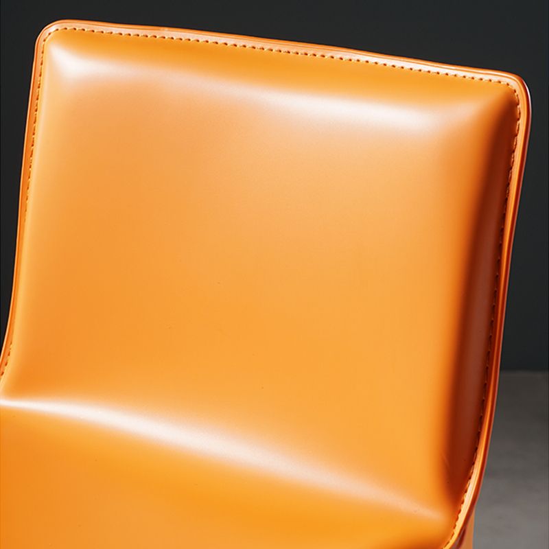 Modern Bar Stool Leather Counter Bar Stool with Metal Legs for Indoor Use