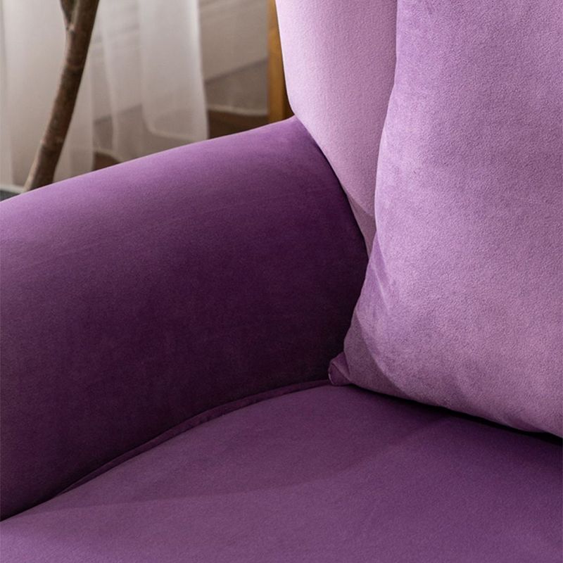 Modern 29.5"Wide Rolled Arms Nailhead Trim Single Sofa Chair with Sewn Pillow Back