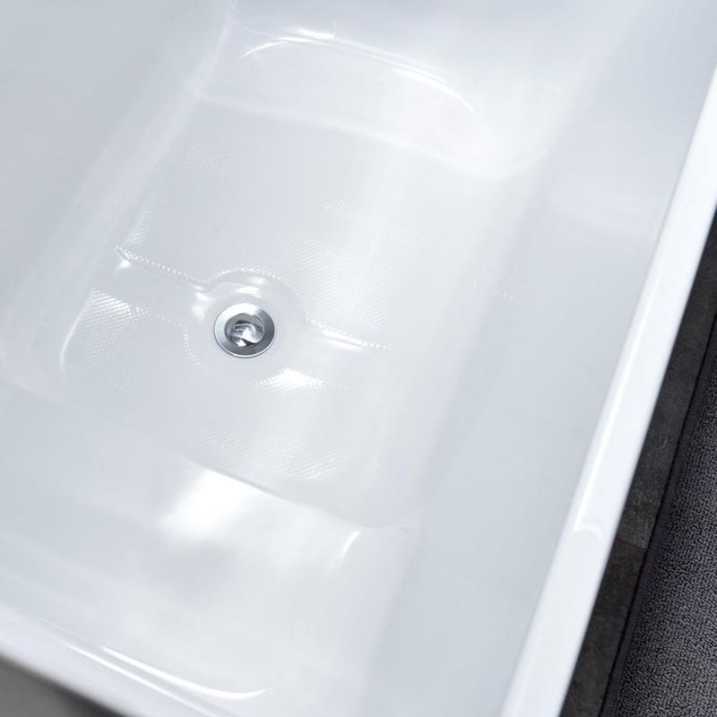 Soaking Acrylic Bathtub Antique Finish Back to Wall Bath Tub