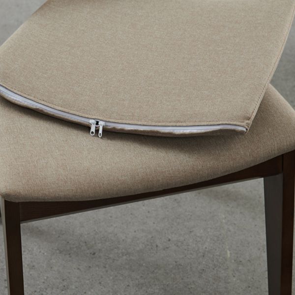 Dining Room Industrial Chair Upholstered Armless Dining Chairs