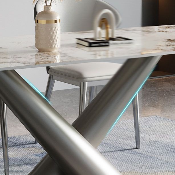 Contemporary 1/4/5/7 Pieces Dining Set Sintered Stone Dining Room Set