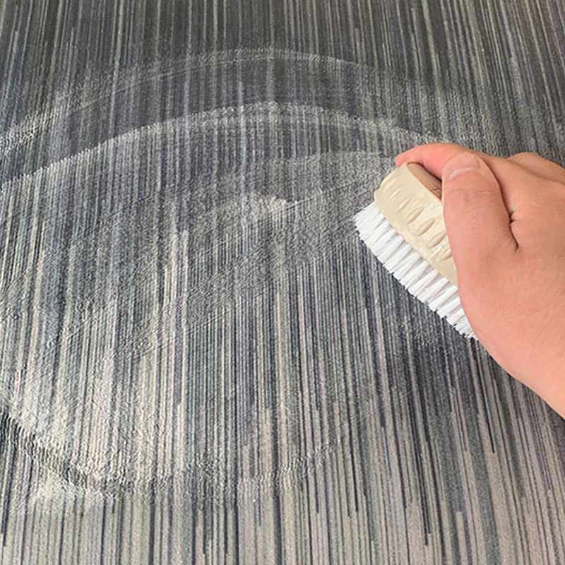 Modern Irregular Line Rug Beige Polyester Rug Washable Rug for Drawing Room