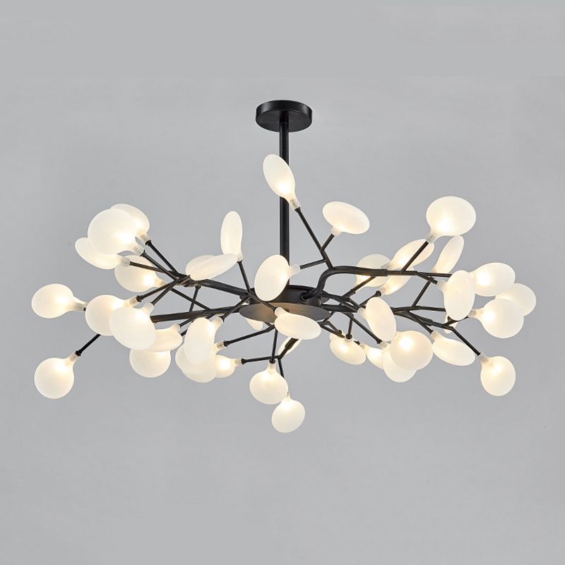 Modern Chandeliers For Dining Room Orbicular Drop Lamp Metal Orb Chandelier