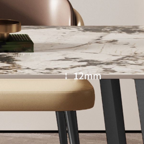 Minimalist 1/2/5/6/7 Pieces Dining Set Sintered Stone Dining Table Set