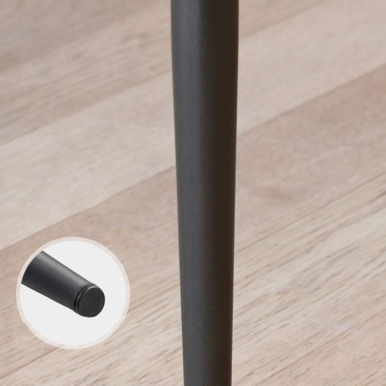 Industrial Arm Chair Metal Solid Back Dining Room Chair for Indoor