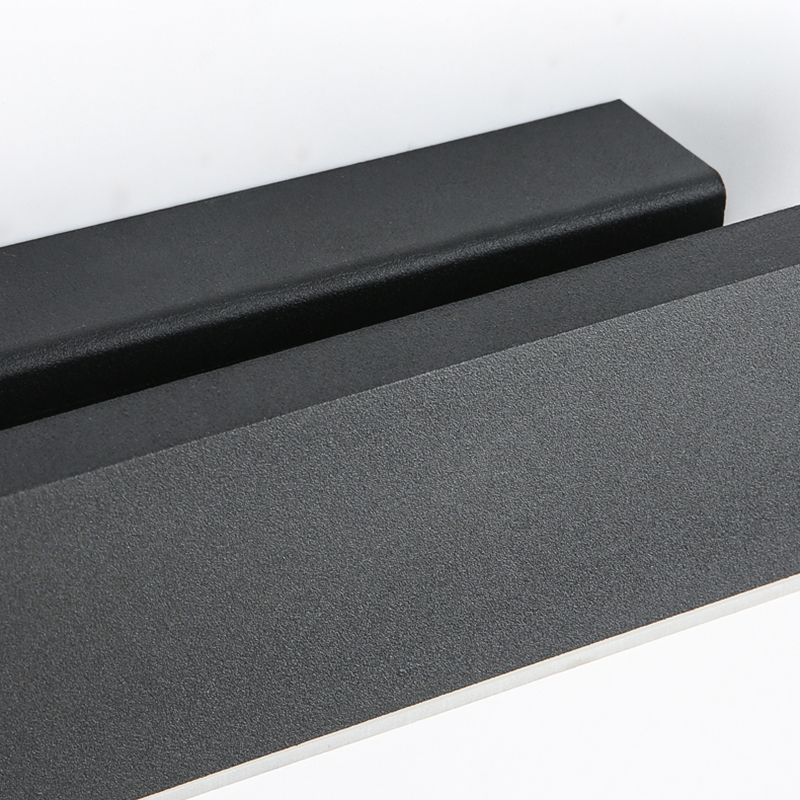 Modern Simple Iron Wall Light Rectangle Shape LED Rotatable Wall Lamp for Living Room