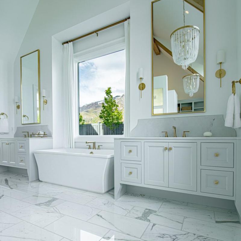 Vintage Vanity Lighting Milky Glass Wall Light Fixture for Bathroom