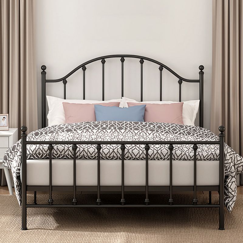 47.24" Modern Style Metal Bed Frame with Headboard and Footboard