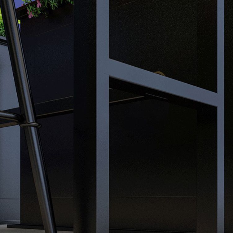 Contemporary Pub Table with Trestle Light Brown Faux Wood Top Bar Table