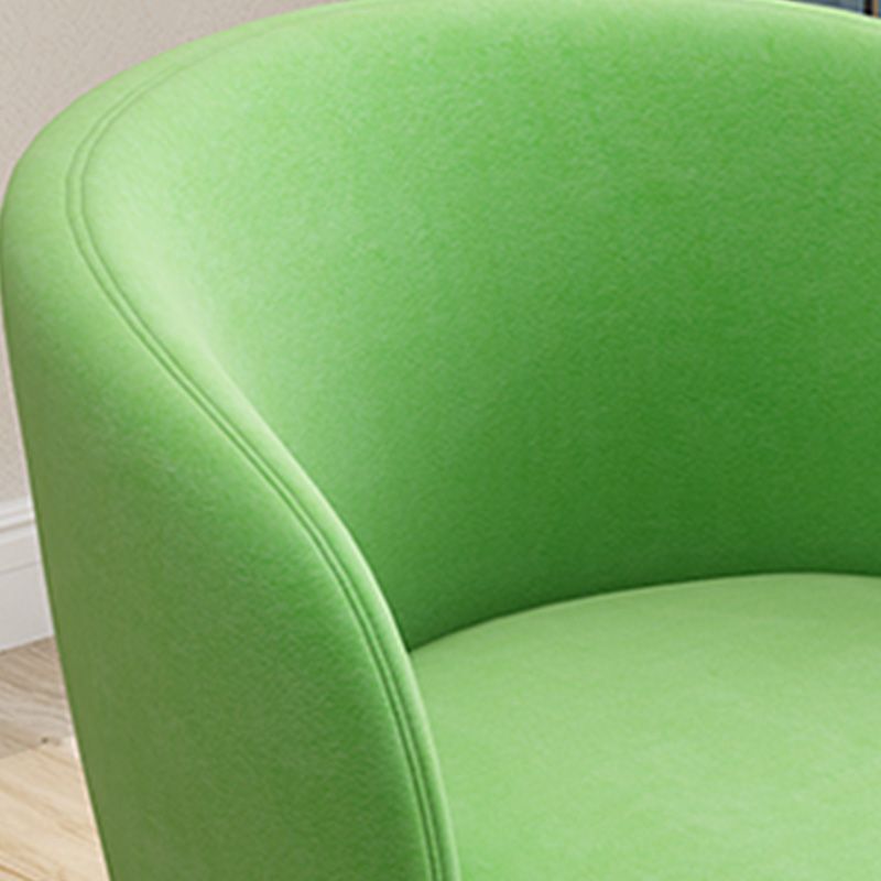 Recessed Arms Barrel Chair Tight Back Accent Chair, 16.54" W √ó 21.65" L √ó 30.71" H