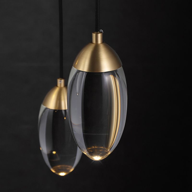 Crystal Teardrop Wall Sconce Lights Modern Style 1 Light Wall Mounted Light Fixture