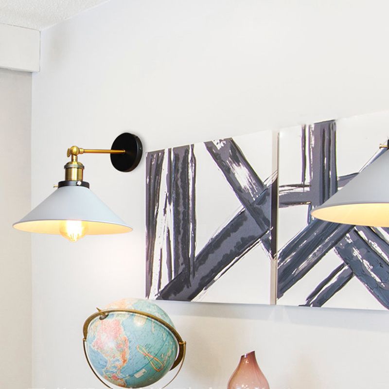 Kegelmetallische Wandmauermauerlichter Industrie 1-Licht-Leuchtenbeleuchtung