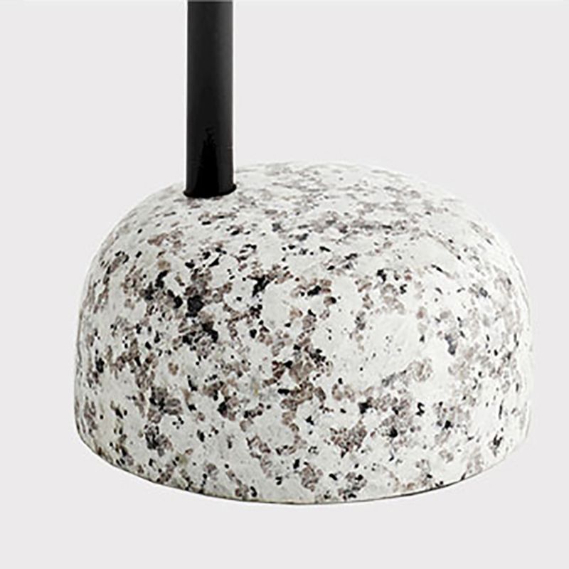 Mid-Century Side Table Metal Pedestal Tray Top End Table for Living Room