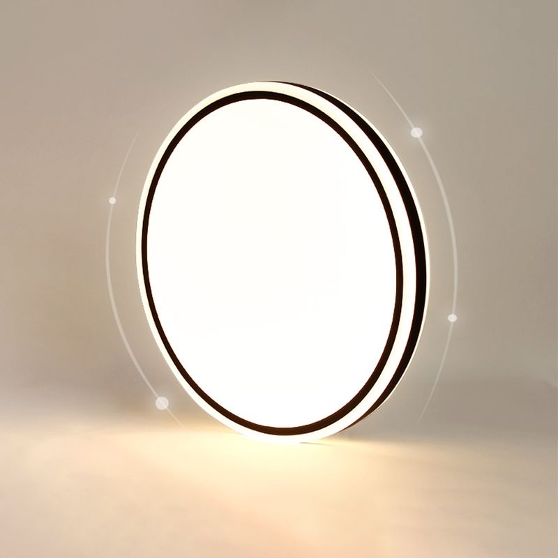 Geometrical 1-Light Flush Mount Ceiling Light Fixtures Metal Modern Style Flush Ceiling Lamp