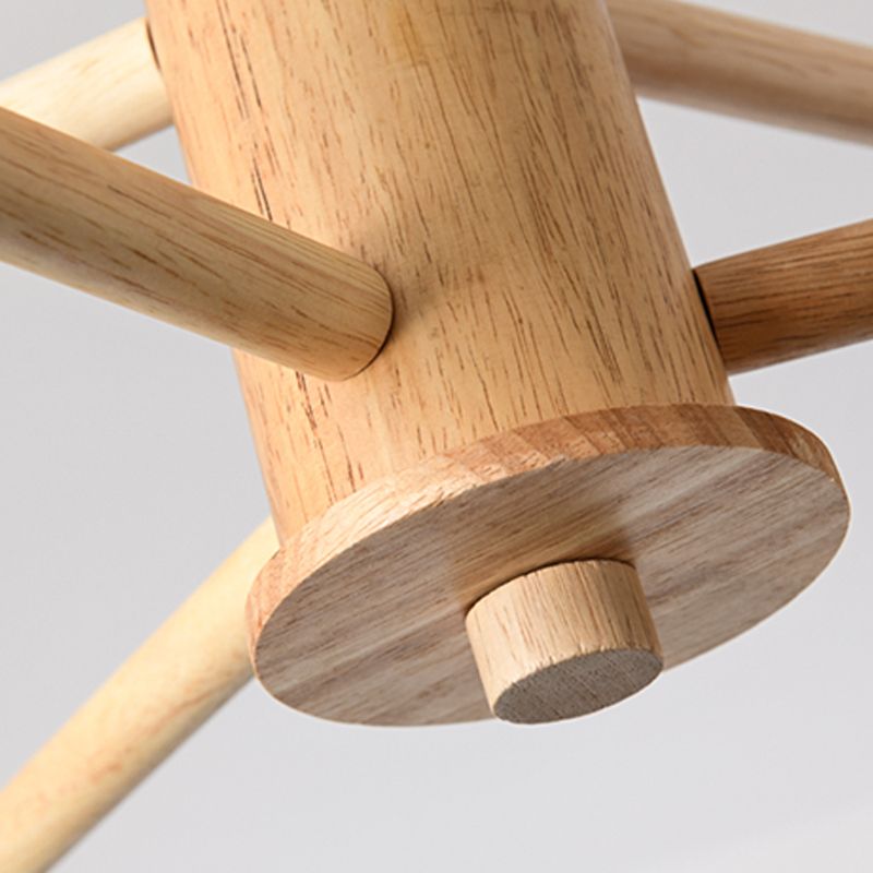 Globe Chandelier Light Fixtures Modern Multi-Head Beige Chandelier Pendant Light with Glass Shade