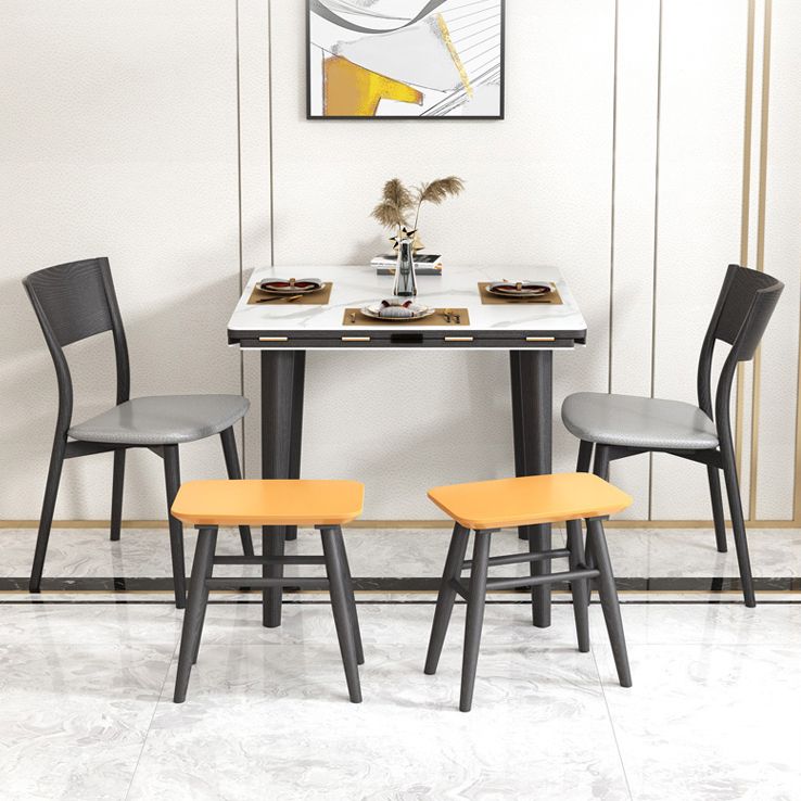 Contemporary Style 46'' Dining Table Stone Round Dining Room Collection for Indoor