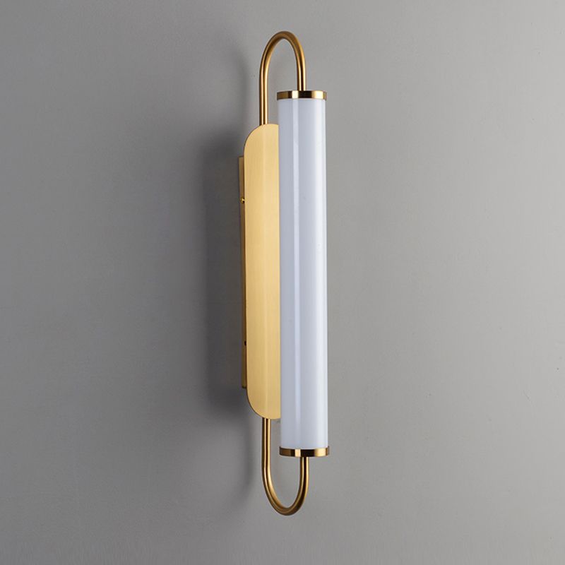 Contemporary Linear Wall Mounted Light Fixture 1-Light Sconce Light for Bathroom