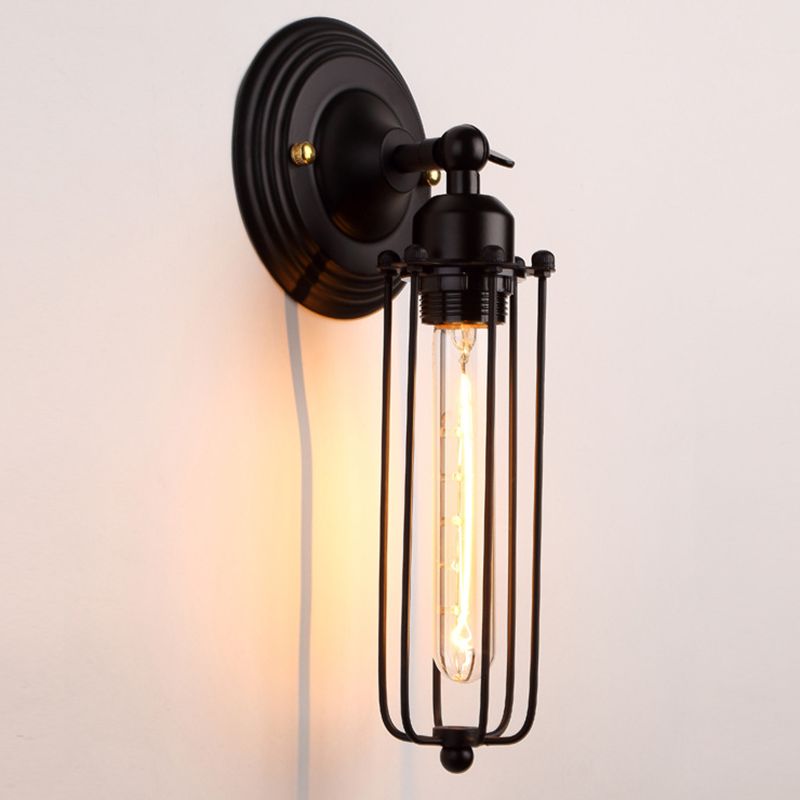 T Wandleuchter Retro Industrial Style Eisenwandhalterung für Restaurant