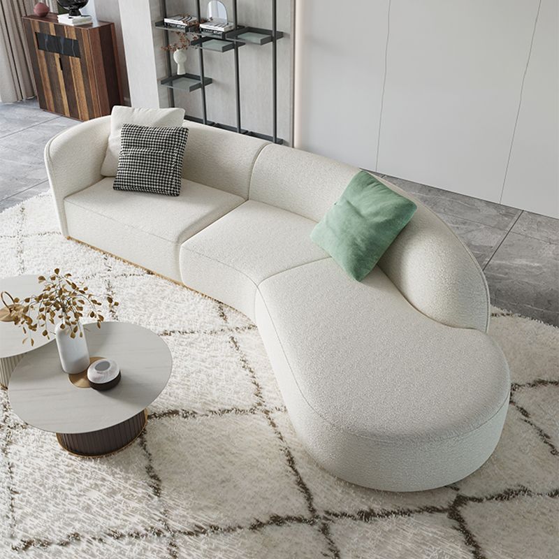 Ultra-Modern Polyester Blend Tight Back Sofa 27.56"High Tuxedo Arm Sofa