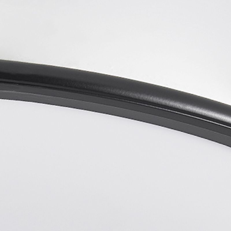 Modern Simplicity LED Ceiling Light Lacquered Aluminium Circular Flush Mount with Acrylic Shade