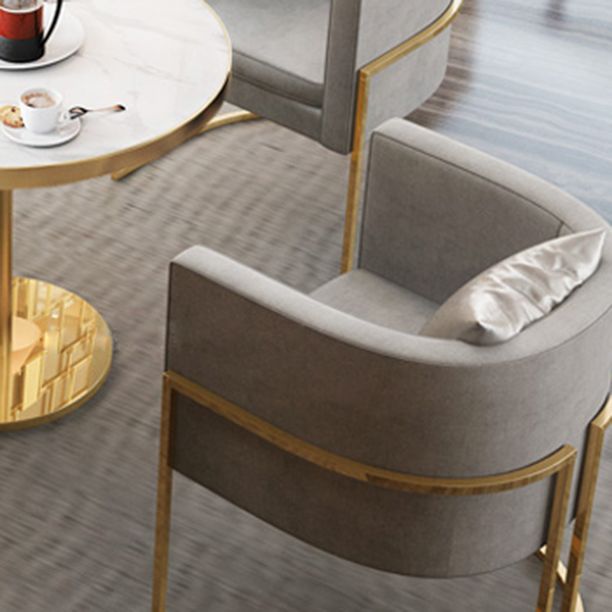 Glam 1/2/3/5 Pieces Dining Set Sintered Stone Dining Table Set for Dining Areas