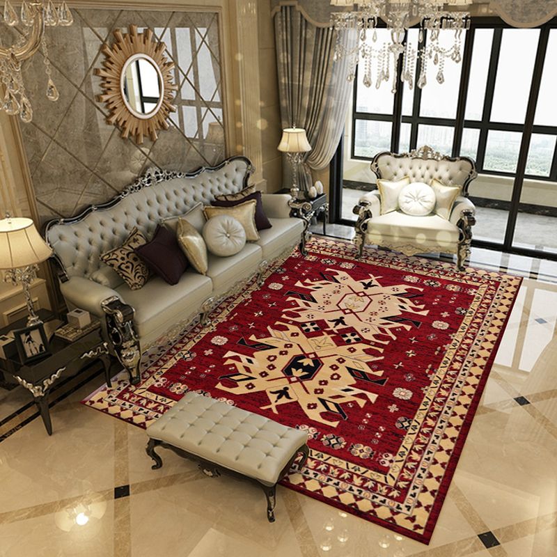 Marokko Area Teppich Geometrisch Druck Polyesterbereich Teppich Easy Care Teppich für Wohnkultur