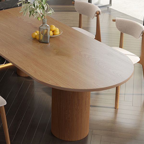 Mesa de comedor de estilo moderno colección de comedor de madera maciza de pino para interiores