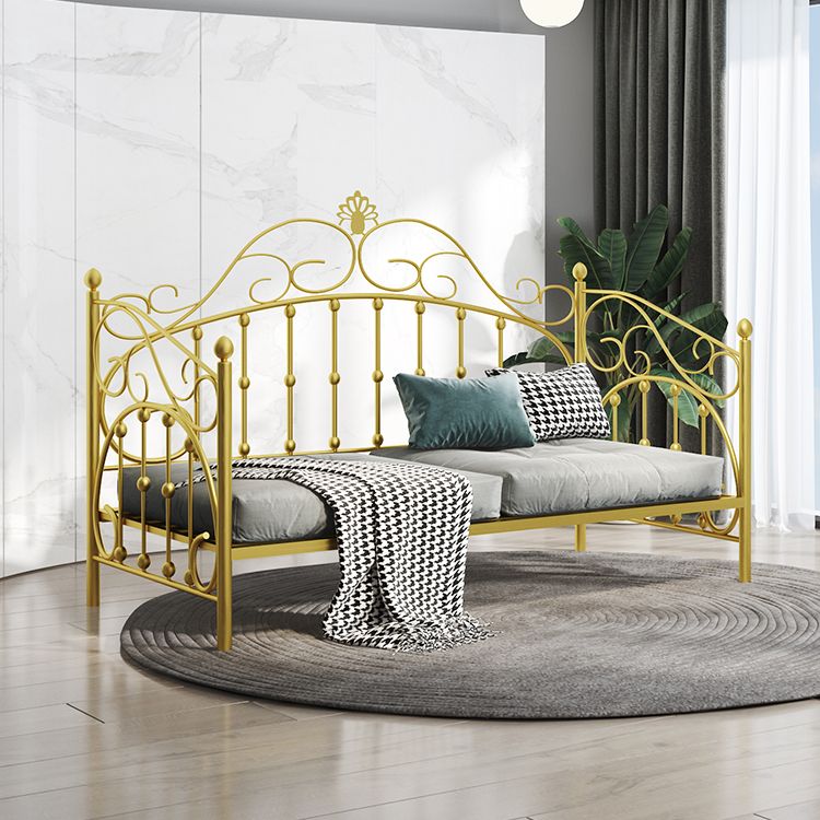 Scandinavian Daybed in Iron with Open-Frame Headboard Princess Theme Bed