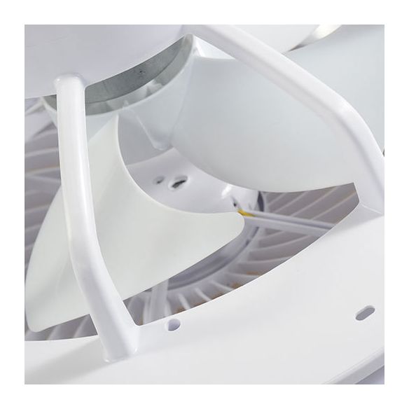 Makkaronstil Rundlüfter Lüfter Licht Acryl Schlafzimmer LED Semi Flush Mount Leuchte
