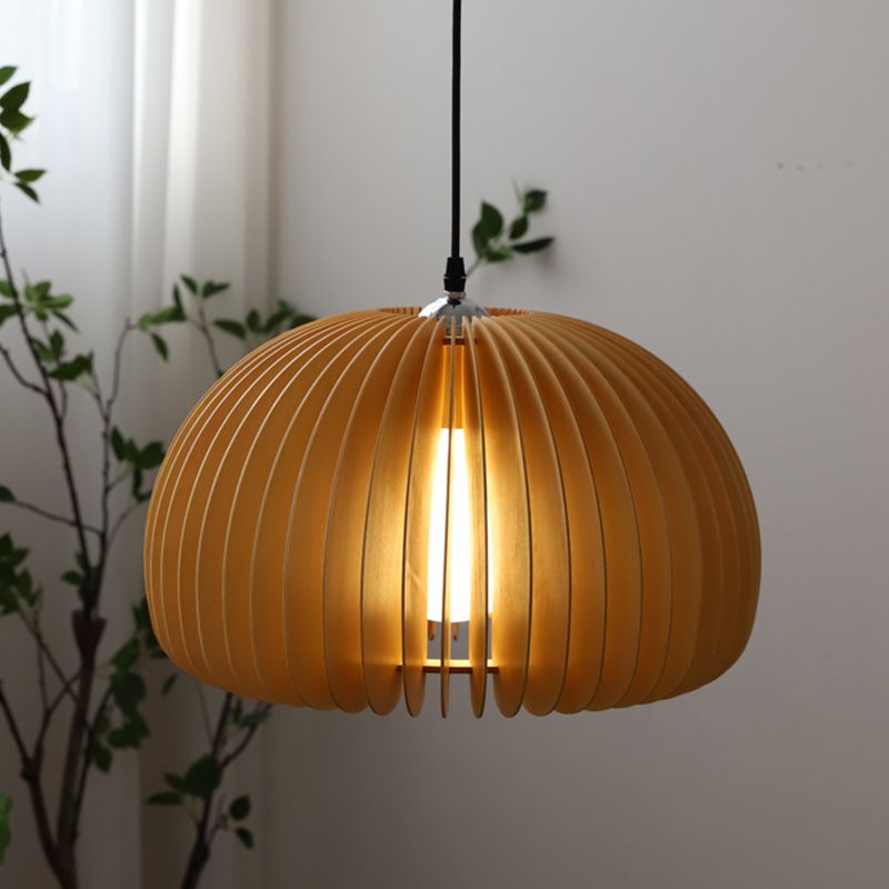Lumo a sospensione a sospensione a 1 luce Modern Stile moderno a forma di zucca lampada sospesa