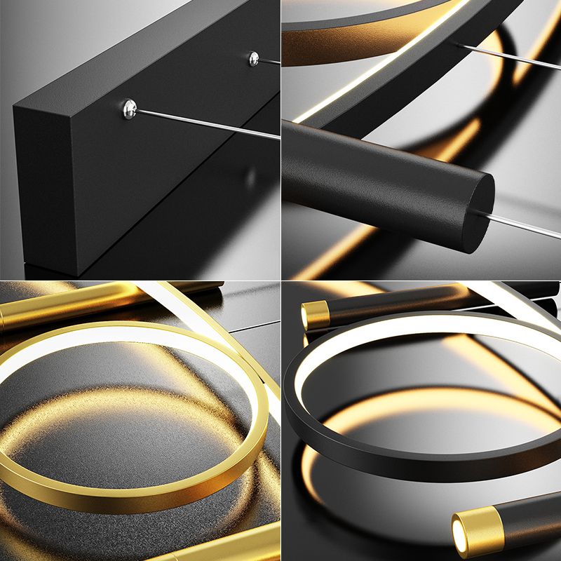 Arc Island Lighting Acrylic Contemporary Simplicity Pendant Lighting Fixtures for Restaurant