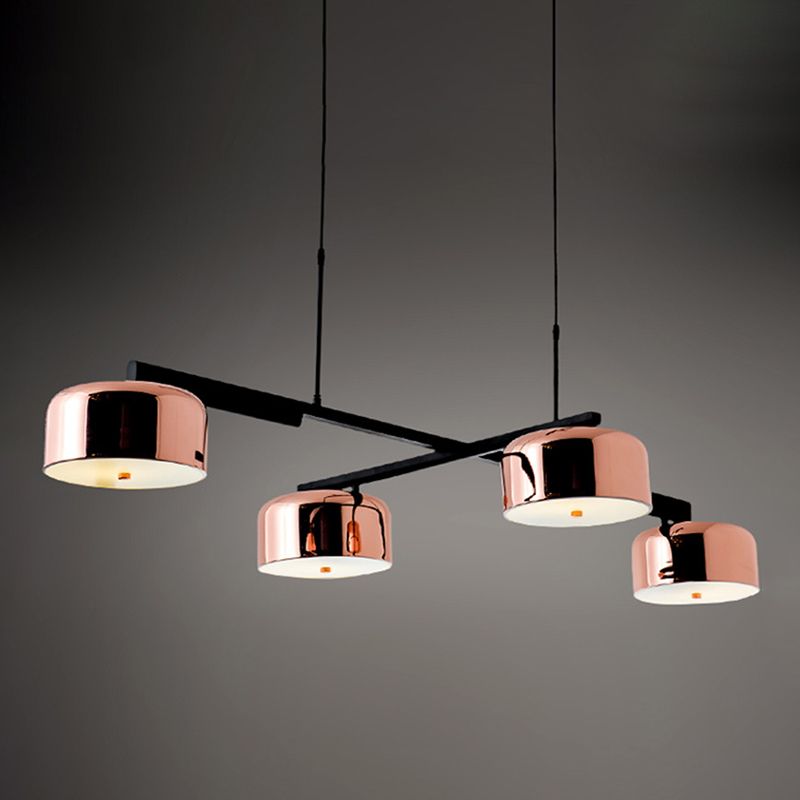 Modern Style Dome Shape Island Lights Metal 4 Light Island Lighting Ideas