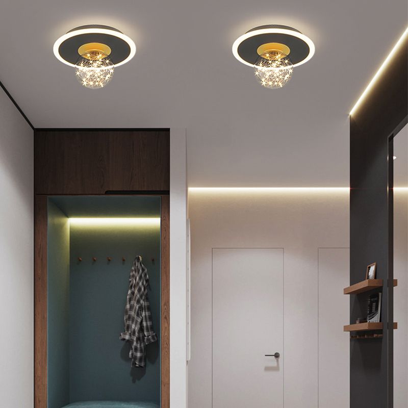 Moderne Deckenleuchte mit 2 Lichtern, LED-Deckenleuchte für die Deckenmontage