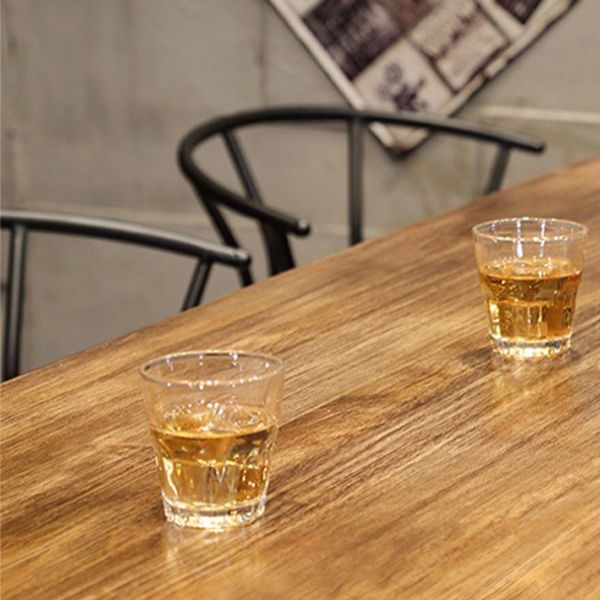 Industrial Style Rectangle Bar Table Solid Wood Milk Tea Shop Casual Bar Table