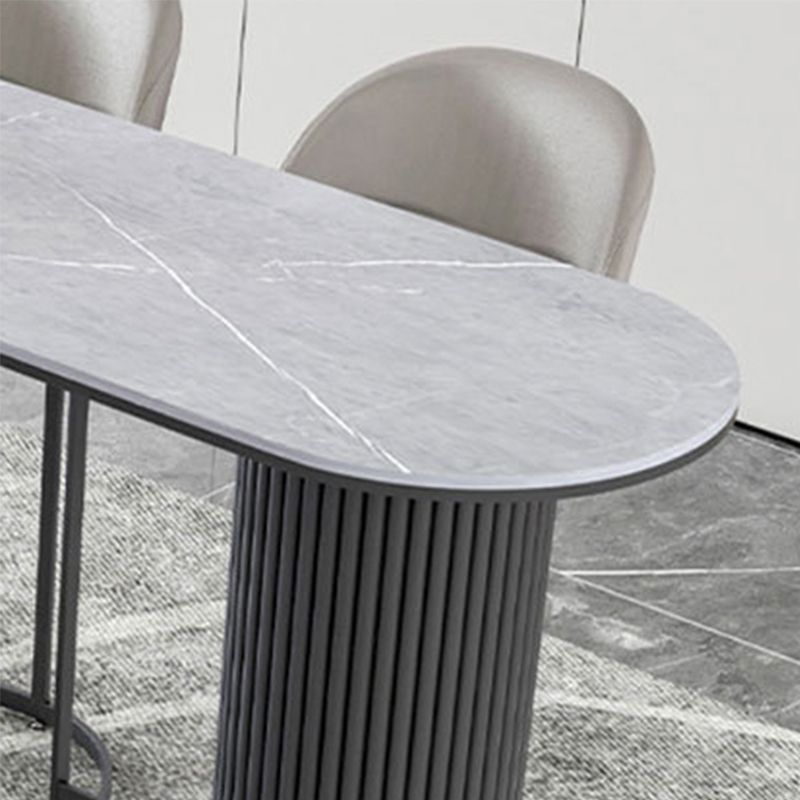 Modern Style Stone Bar Table Bar Double pedestal Bar Desk for Indoor