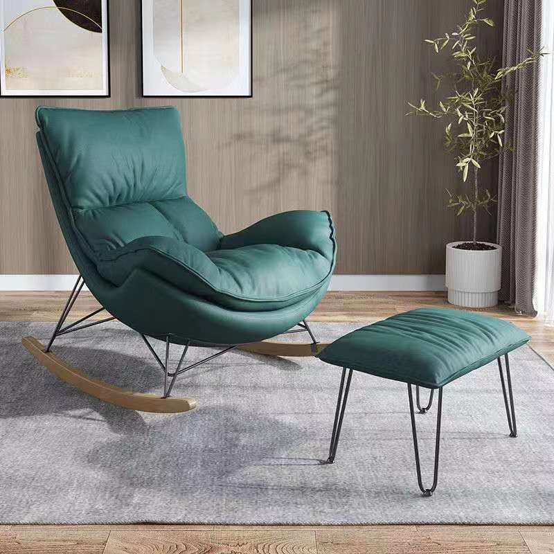 Nordic Family Rocking Chair Living Room Balcony Siesta Single Sofa Chair