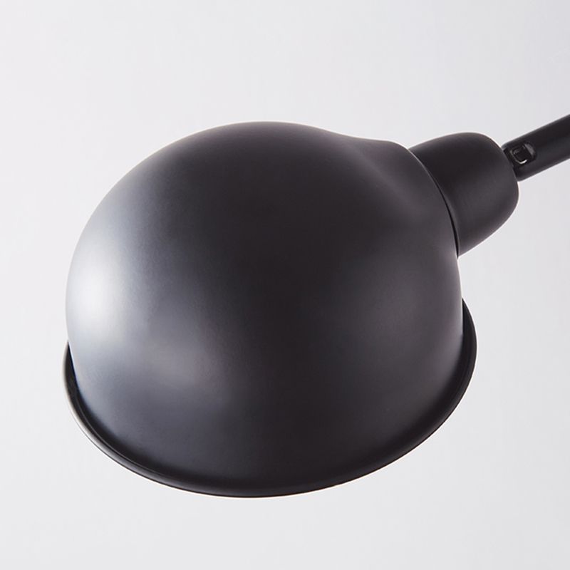 Single Brown Finish Modernism Wall Mounted Sconce Metallic Wall Light