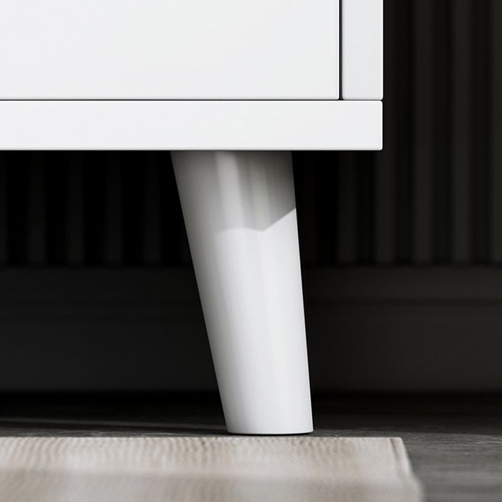 Modern Cabinets Buffet Table Engineered Wood Open Storage Sideboard Cabinet