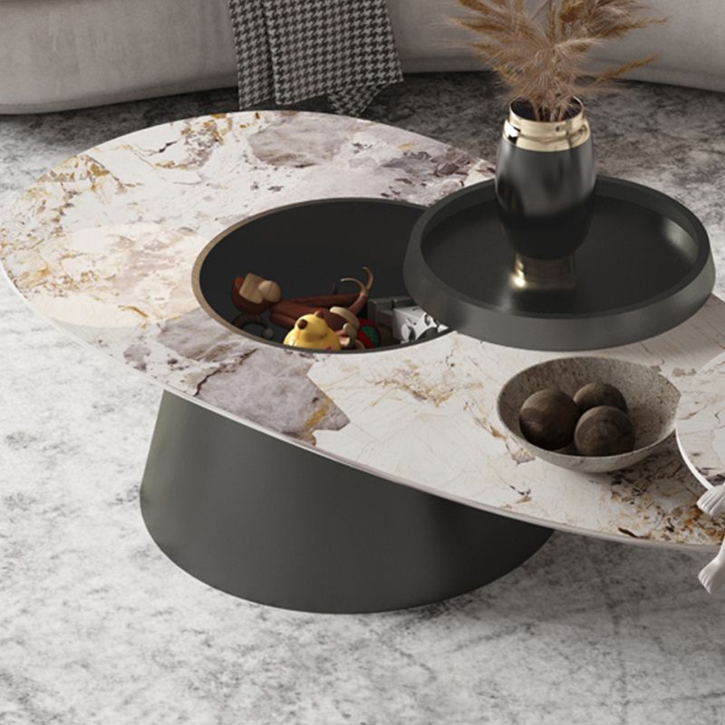 Modern Coffee Table No Distressing Free-Form Single Coffee Table